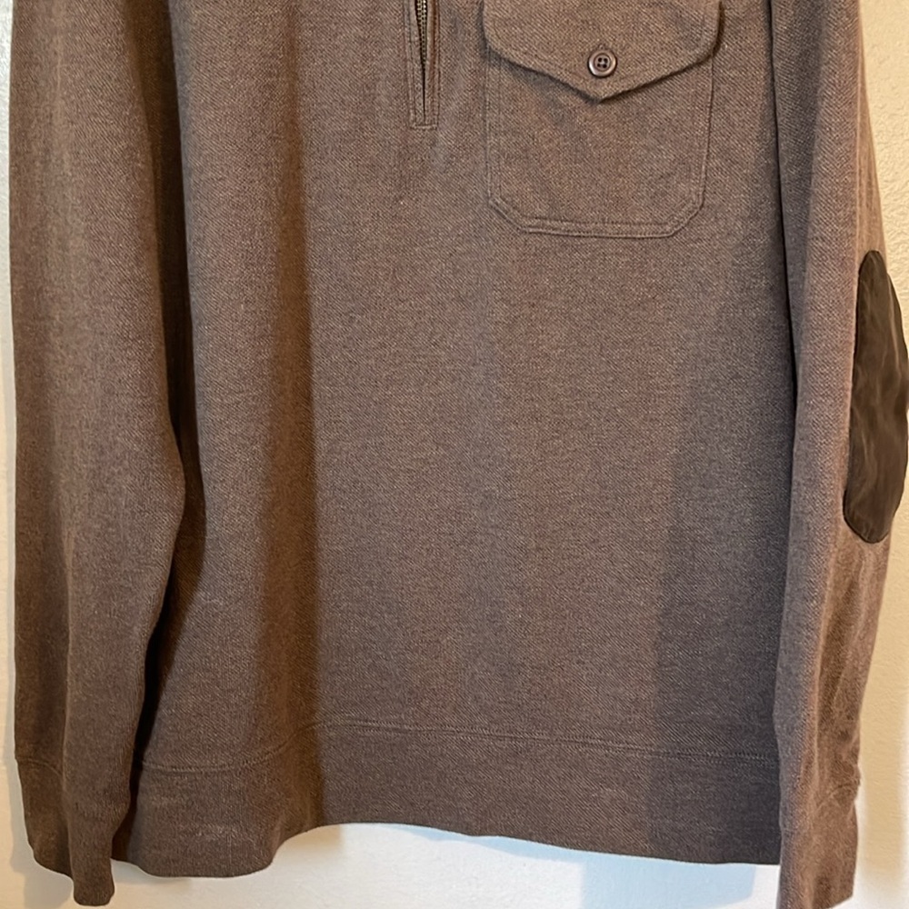🌺Lands' End Men's Brown Sweater - Picture 3 of 6
